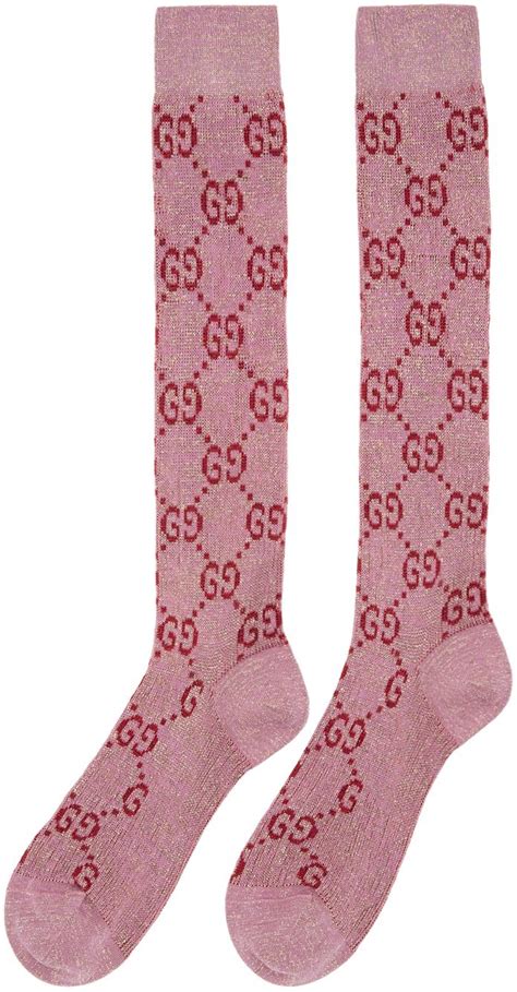 cheap pink gucci socks|pink gucci socks for women.